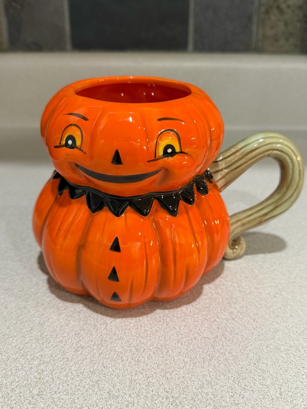 Johanna Parker Carved Pumpkin Mug #halloween #pumpkin